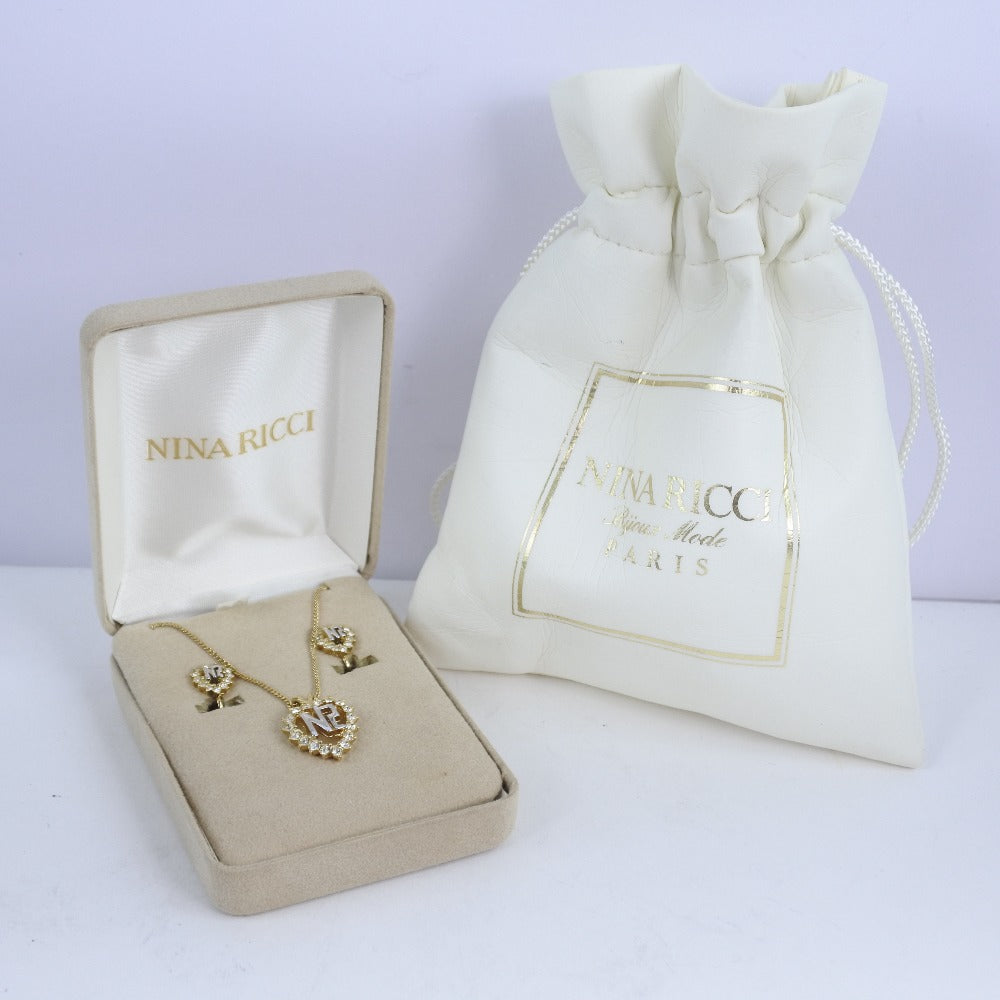 NINA RICCI】ニナリッチ ネックレス・イヤリングセット ネックレス
