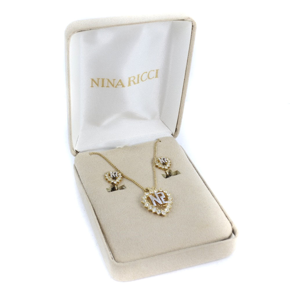 NINA RICCI】ニナリッチ ネックレス・イヤリングセット ネックレス