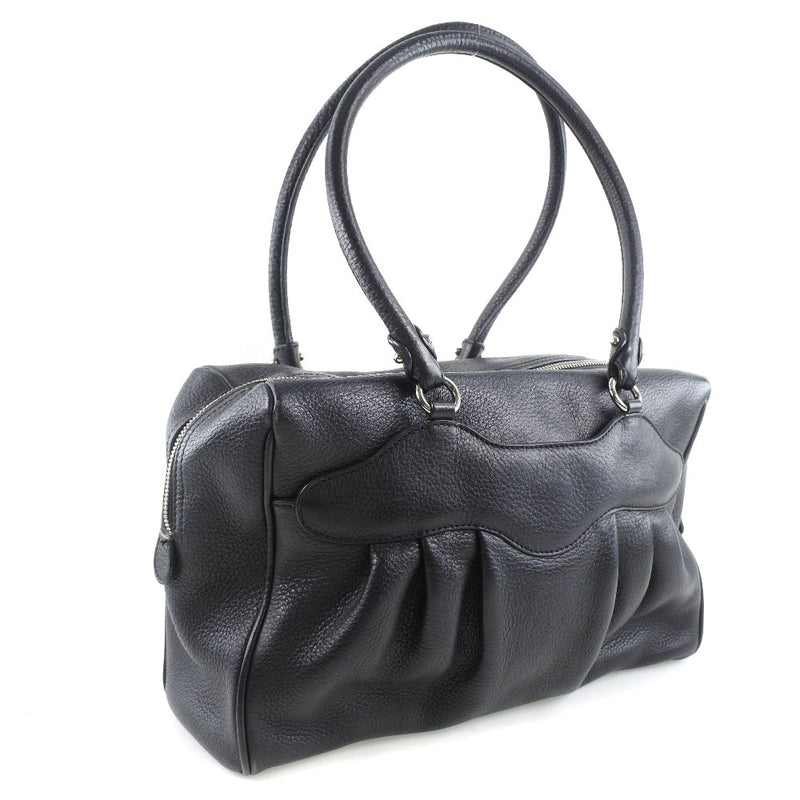 [Salvatore Ferragamo] Salvatore Ferragamo Ganchini Shoulder Bag Calf Black Ladies Shoulder Bag