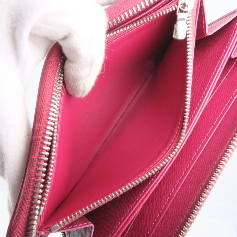 LOUIS VUITTON Zippy Wallet Epi Leather M60305 Fuchsia (Pink) Long Wallet
