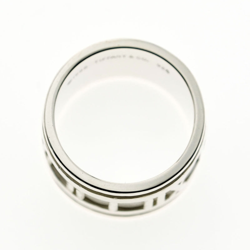 [Tiffany & Co.] Tiffany Atlas Wide Ring Ring / Ring Silver 925 10.5 Unisex Ring / Ring A-Rank