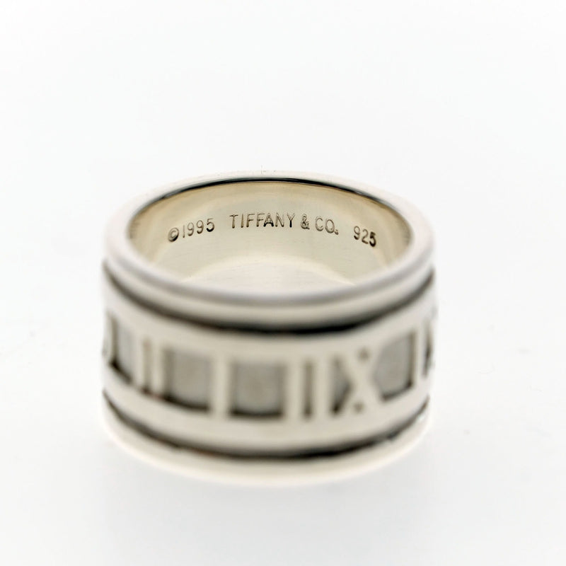 【TIFFANY&Co.】ティファニー
 アトラス ワイドリング リング・指輪
 シルバー925 10.5号 ユニセックス リング・指輪
A-ランク