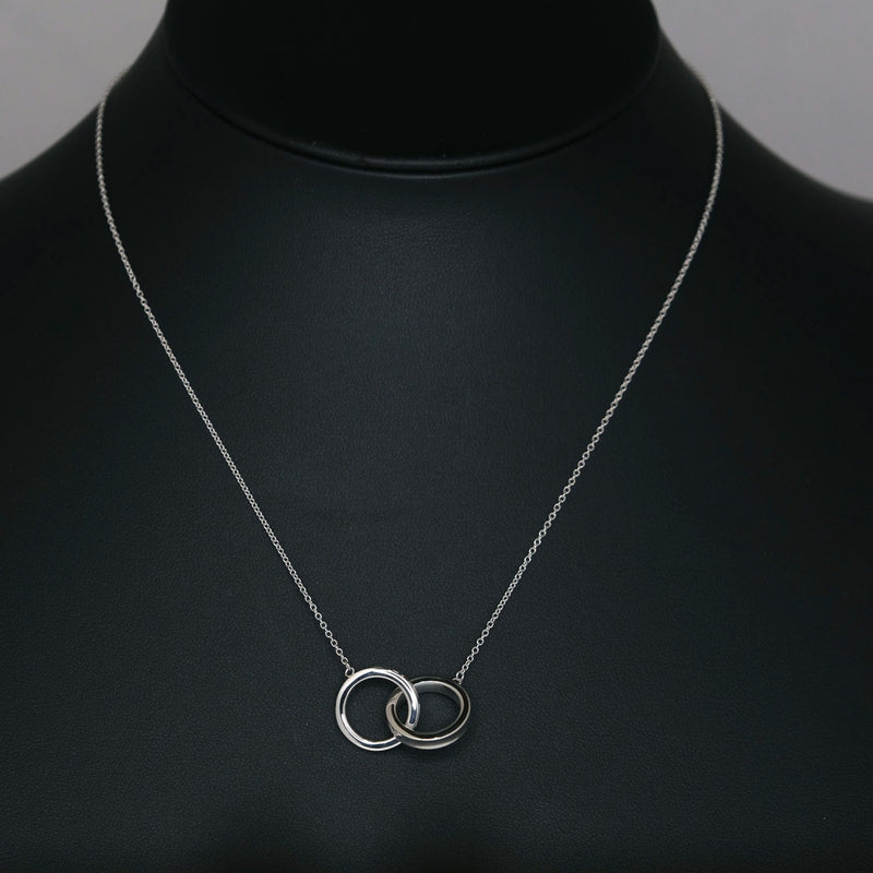 Tiffany and Co Sterling Silver Chain 3 Solid Interlocking Circles Necklace  at 1stDibs | tiffany 3 circle necklace, 3 interlocking circle necklace,  tiffany 3 interlocking circles necklace