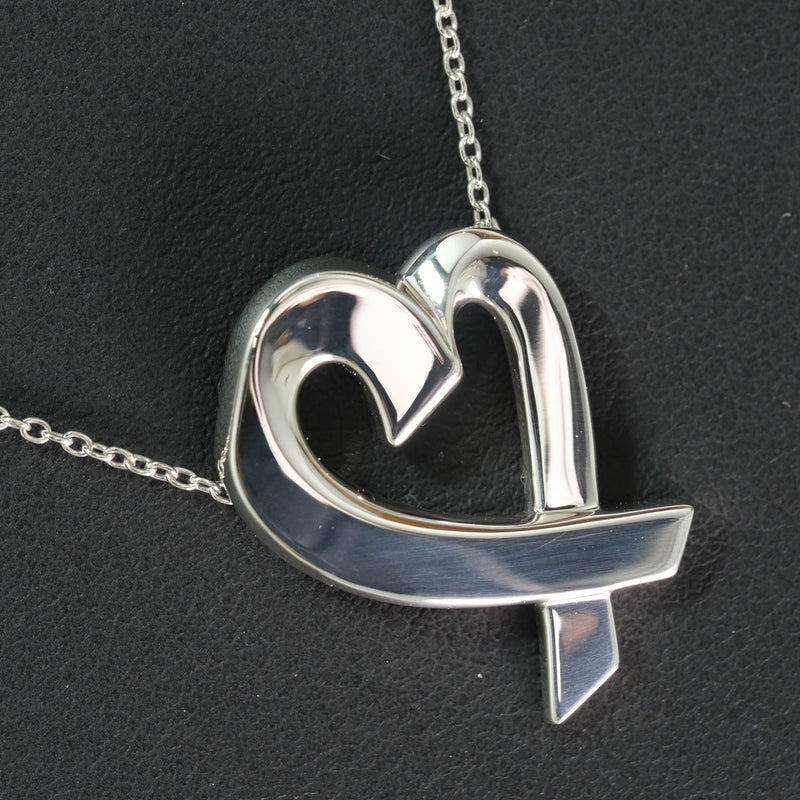 [Tiffany＆Co。] Tiffany摩擦心脏帕洛玛 /毕加萨项链银925女士项链