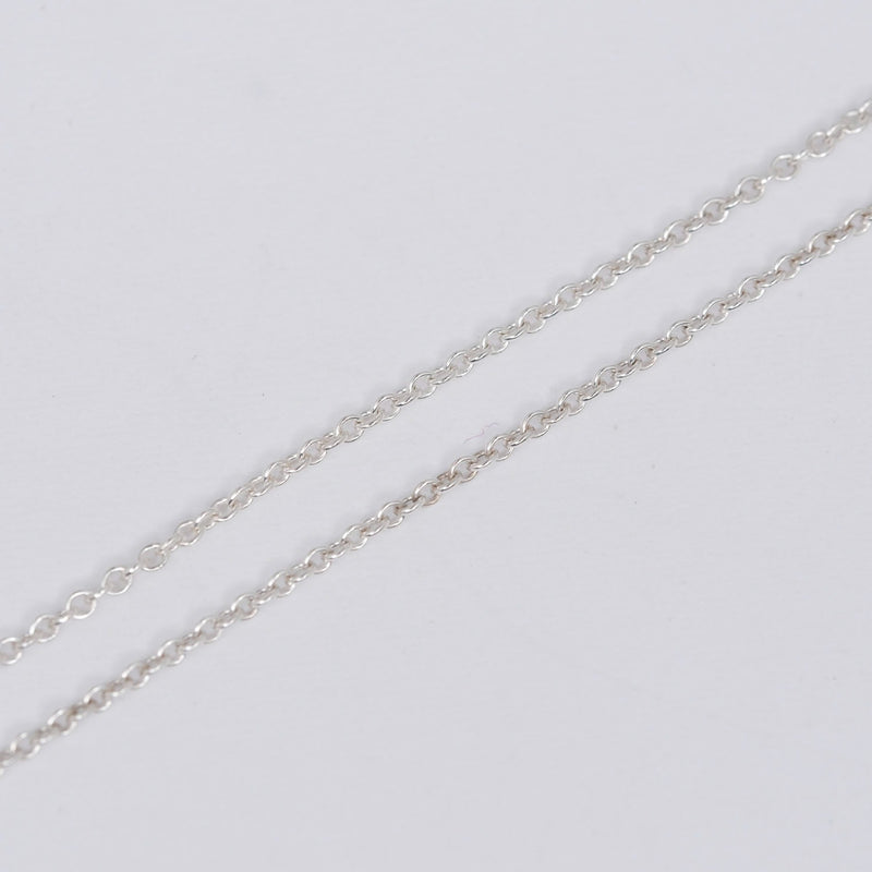 [TIFFANY & CO.] Tiffany Heart Ribbon Elsa Peletti Necklace Silver 925 Ladies Necklace A+Rank