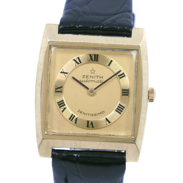 [Zenith] Zenitissimo Watch K18 Gold amarillo x cuero dial de oro automático Zenitissimo Men's