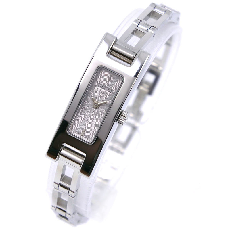 [Gucci] Gucci 3900L不锈钢石英模拟显示女士Silva-Dial Watch A级