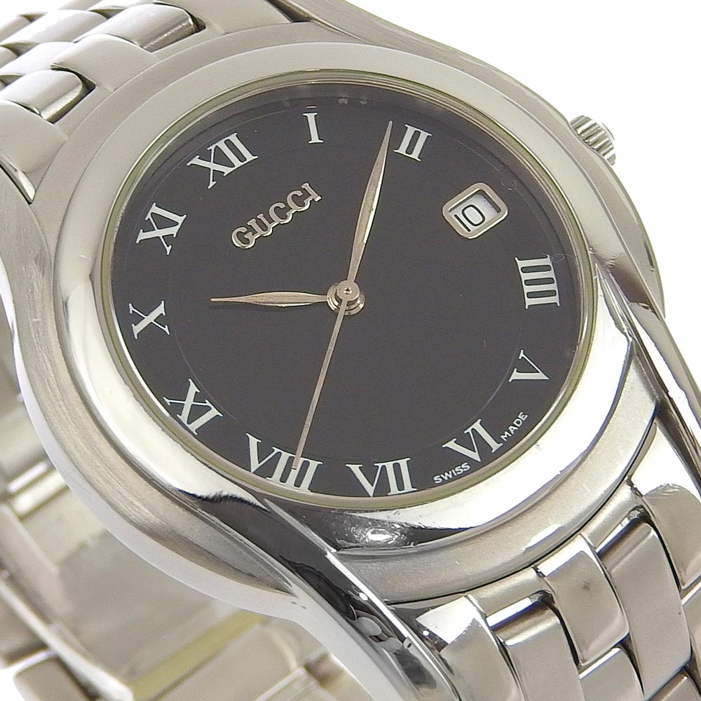 GUCCI] Gucci 5500m stainless steel quartz analog display ladies