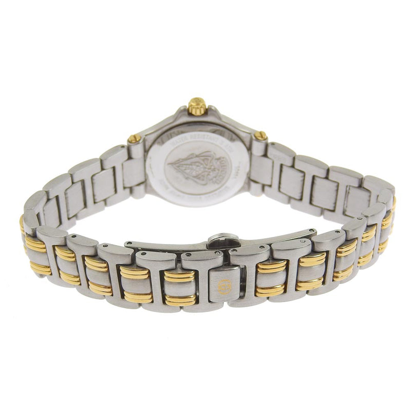 [Gucci] Gucci Combinación 9040L Silver de acero inoxidable/cuarzo Gold Display Ladies Dial Dial Watch