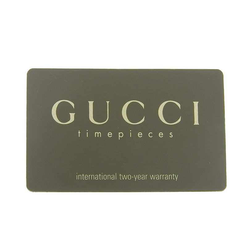 [Gucci] Gucci组合9040L不锈钢银/金石英模拟显示女士象牙表盘