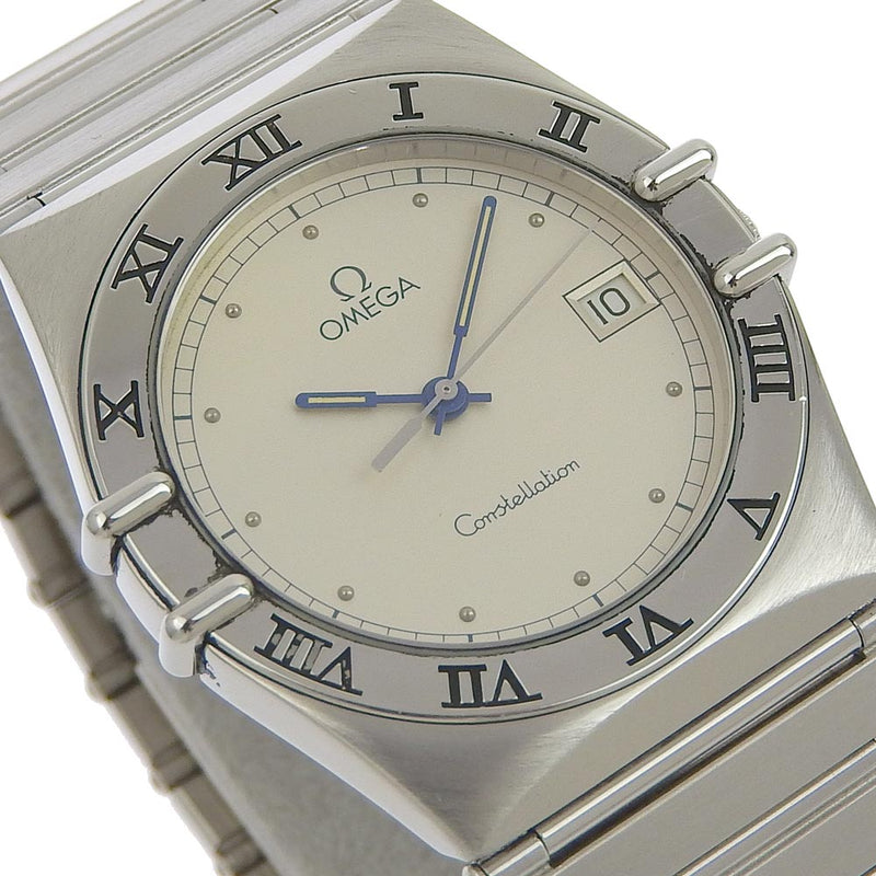 【OMEGA】オメガ
 コンステレーション 33mm ステンレススチール シルバ― クオーツ アナログ表示 メンズ シルバ―文字盤 腕時計