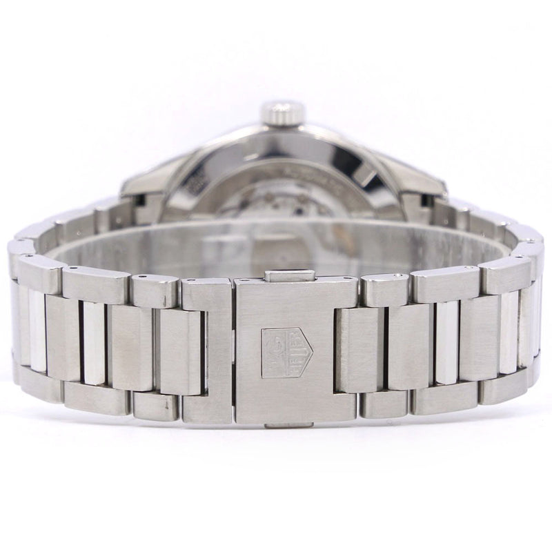 【TAG HEUER】タグホイヤー
 カレラ WAR5012 腕時計
 ステンレススチール 自動巻き GMT メンズ 黒文字盤 腕時計
A-ランク