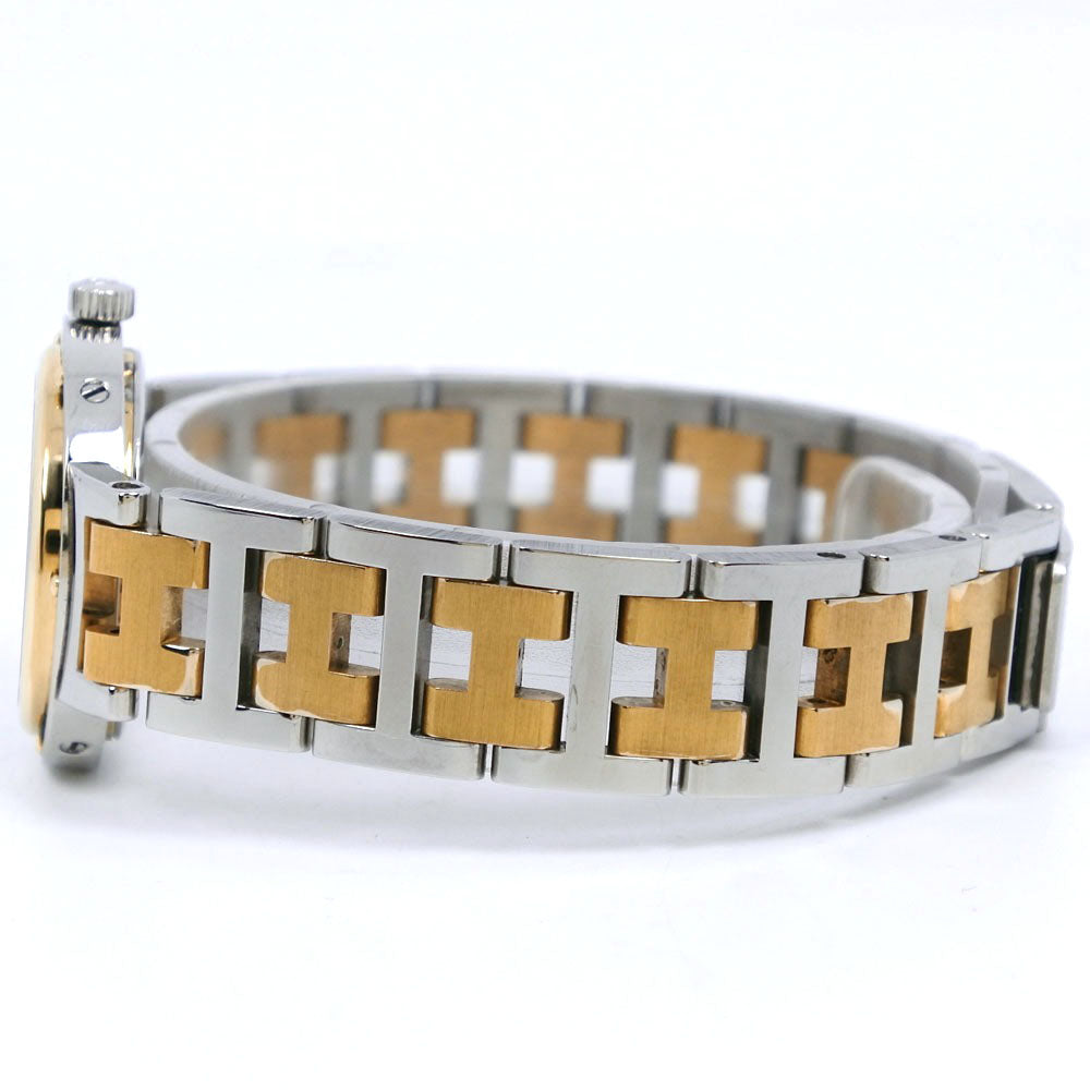 HERMES】エルメス クリッパー CL4.220 ステンレススチール×金メッキ