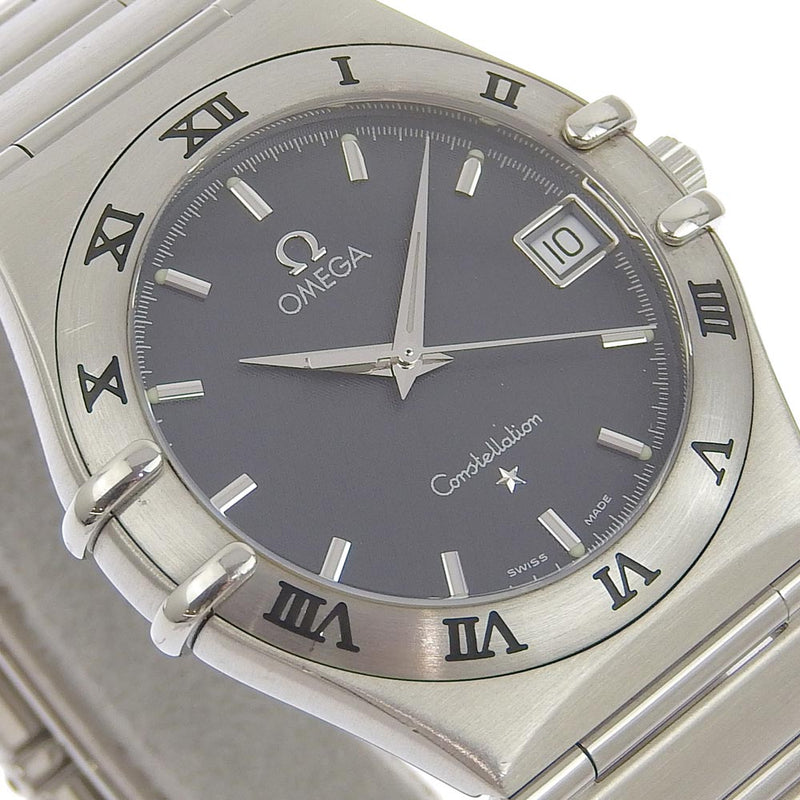 【OMEGA】オメガ
 コンステレーション 1512.40 ステンレススチール シルバ― クオーツ アナログ表示 メンズ 黒文字盤 腕時計