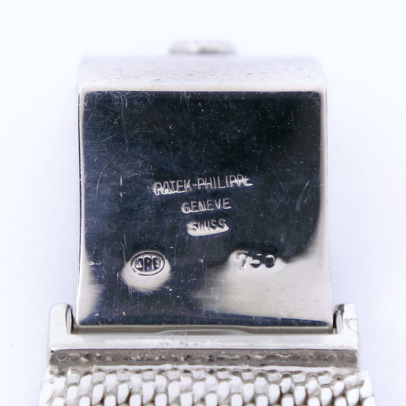 [Patek PHILIPPE] Patek Philiper Ellipus Cal.23-300 3545 2 K18 White Gold Sylva-hand-wound analog display Menalog Sylva Dial Watch A Rank