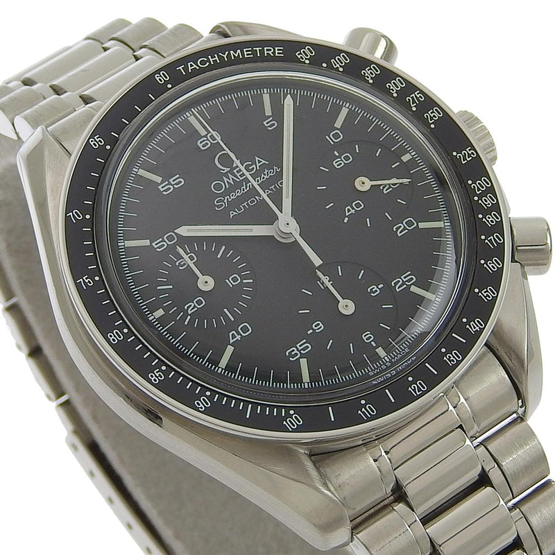 [OMEGA] Omega Speed ​​Master 3510.50 Stainless steel silver -Automatic winding analog display men's black dial watch