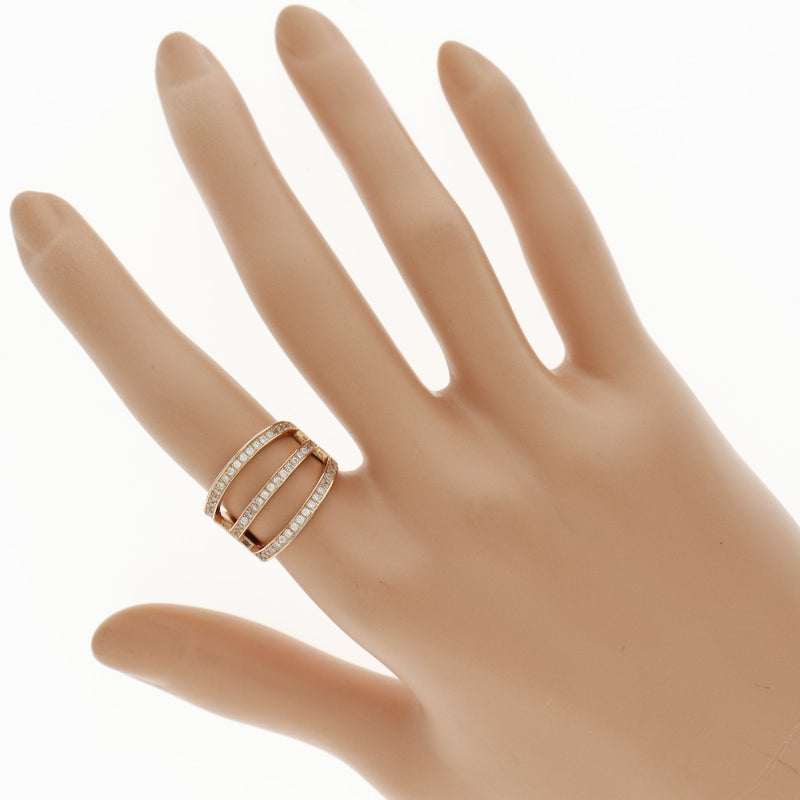 [FOLLI FOLLIE] Folifoli No. 11 Ring / Ring Silver 925 × Cubic Zirconia Pink Gold Ladies A-Rank