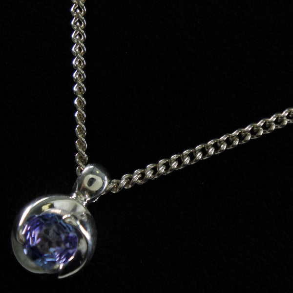 [4 ℃] Yeong Sea Necklace Silver 925 Purple Ladies A+Rank