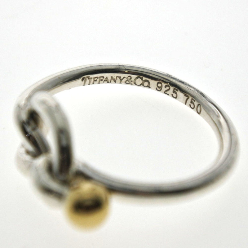 [Tiffany & Co.] Tiffany Hook & Ring / Ring Silver 925 × K18 Yellow Gold No. 9 Ladies Ring / Ring A+Rank