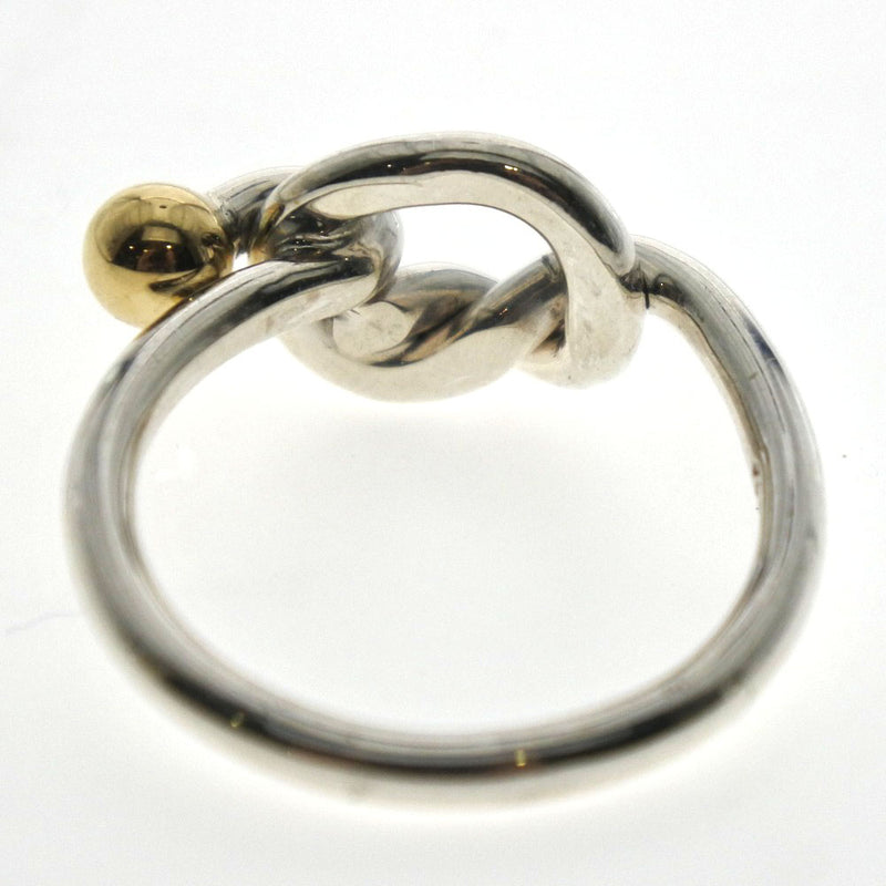 [TIFFANY & CO.] Tiffany Hook & Ring / Ring Silver 925 × K18 Yellow Gold No. 9 Ladies Ring / Ring A+Rank
