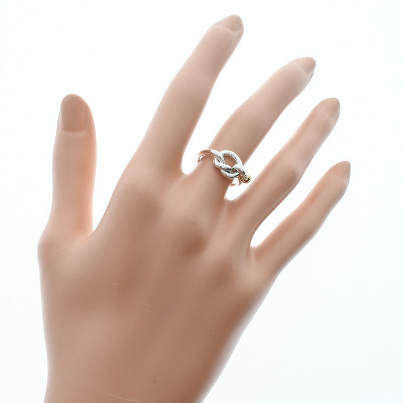 [Tiffany＆Co。] Tiffany Hook＆Ring / Ring Silver 925×K18黄金9号女士戒指 /戒指A+等级