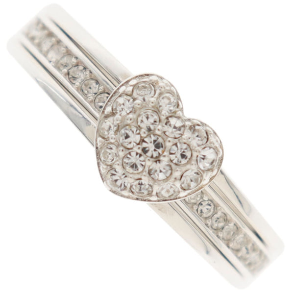 【COACH】コーチ
 ハート リング・指輪
 シルバー925×ラインストーン 9号 レディース リング・指輪
A+ランク