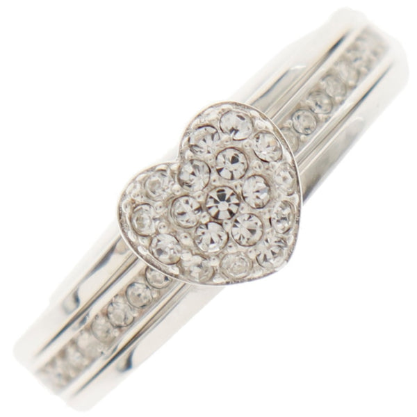 【COACH】コーチ
 ハート リング・指輪
 シルバー925×ラインストーン 9号 レディース リング・指輪
A+ランク