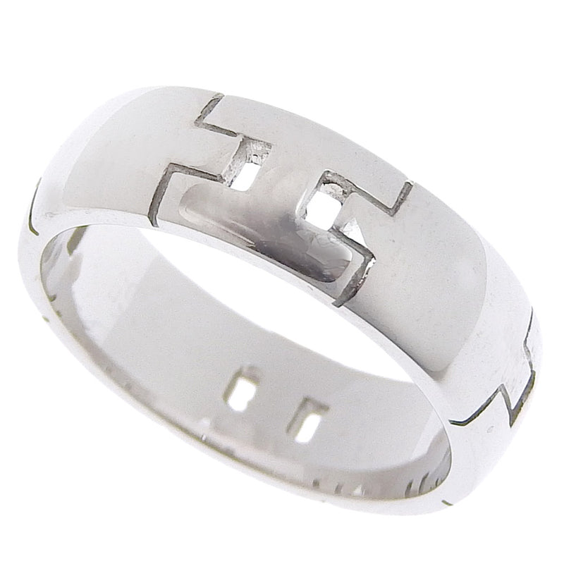 HERMES] Hermes Hercules K18 White Gold No. 8 Ladies Ring / Ring SA