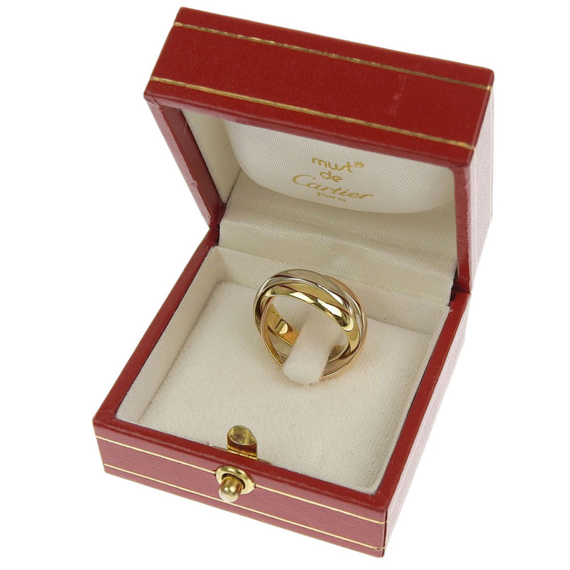 [Cartier] Cartier Trinity Triple K18 Gold No. 8 YG/PG/WG Ladies Ring/Ring SA Rank