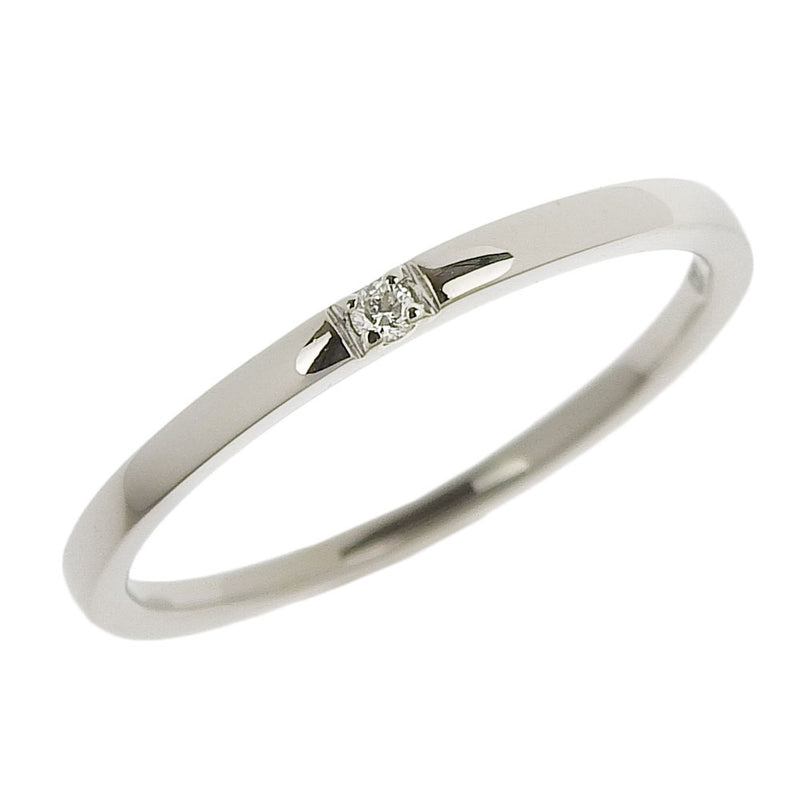 [4 ° C] Yeong Sea Ring / Ring K10 White Gold x Diamond No. 10 Ladies Ring / Ring SA Rank