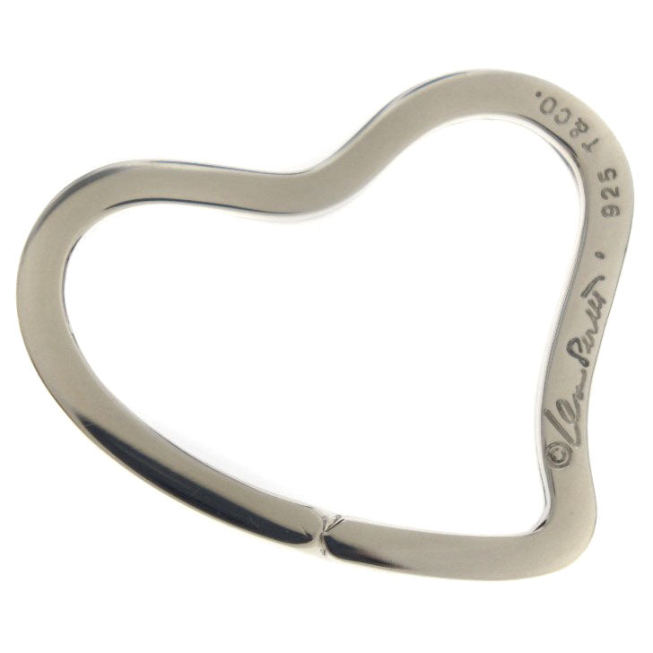 [TIFFANY & CO.] Tiffany Open Heart El Saperti Silver 925 Silver Ladies Keychain A-Rank