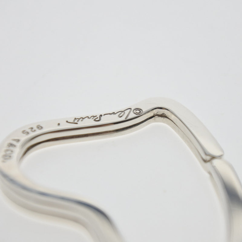 [TIFFANY & CO.] Tiffany Open Heart El Saperti Silver 925 Silver Ladies Keychain A-Rank