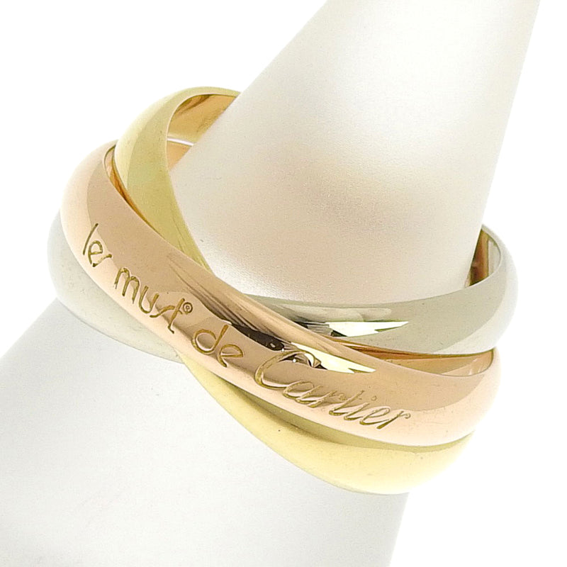 [Cartier] Cartier Trinity Triple Ring/Ring K18 Gold No. 11 YG/PG/WG Ladies Ring/Ring SA Rank
