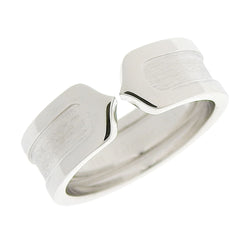[Cartier] Cartier C2 Ring / Ring K18 White Gold No. 10.5 Silver Ladies Ring / Ring SA Rank