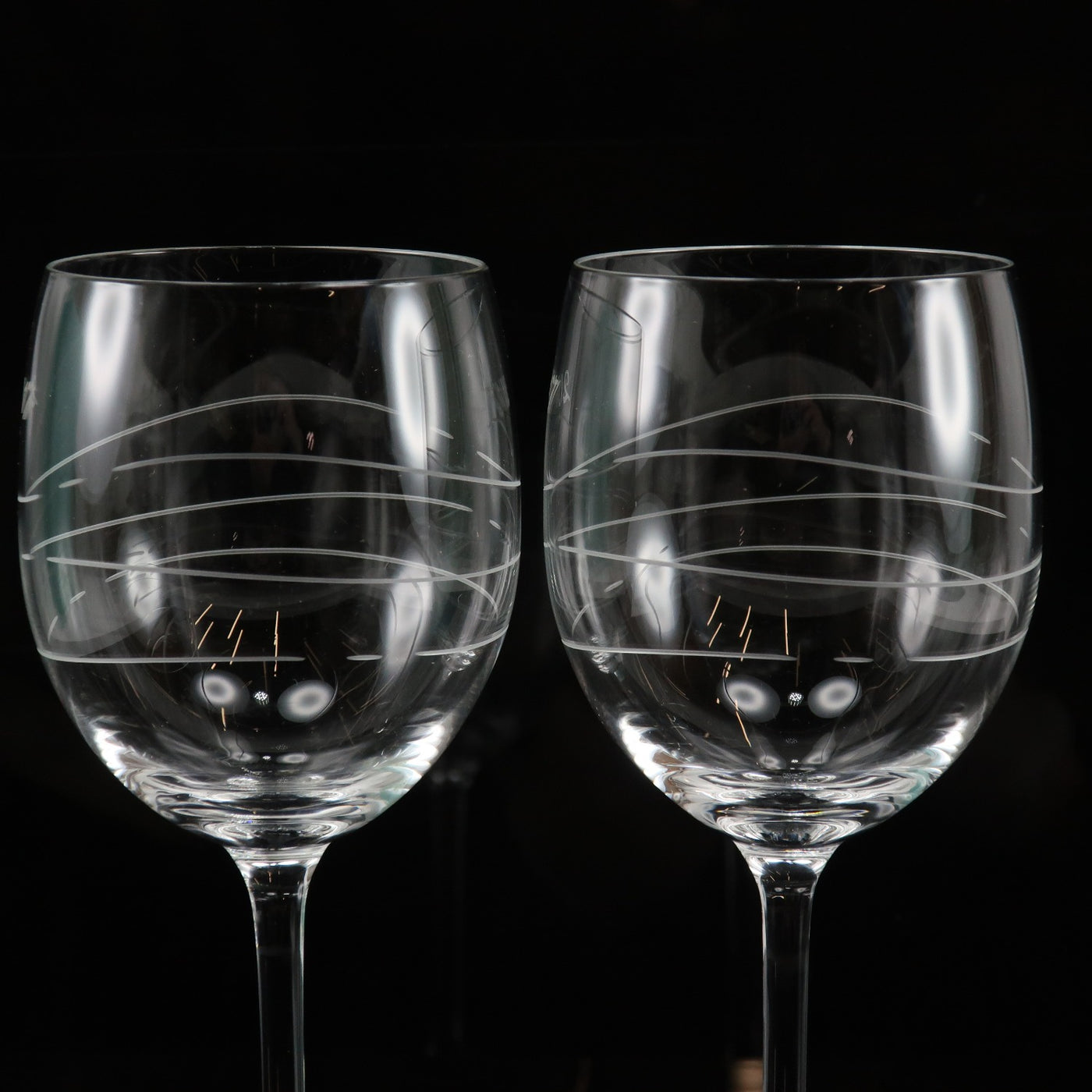 TIFFANY & CO.] Tiffany Kadenz wine glass × 2 2772 3926 Glass