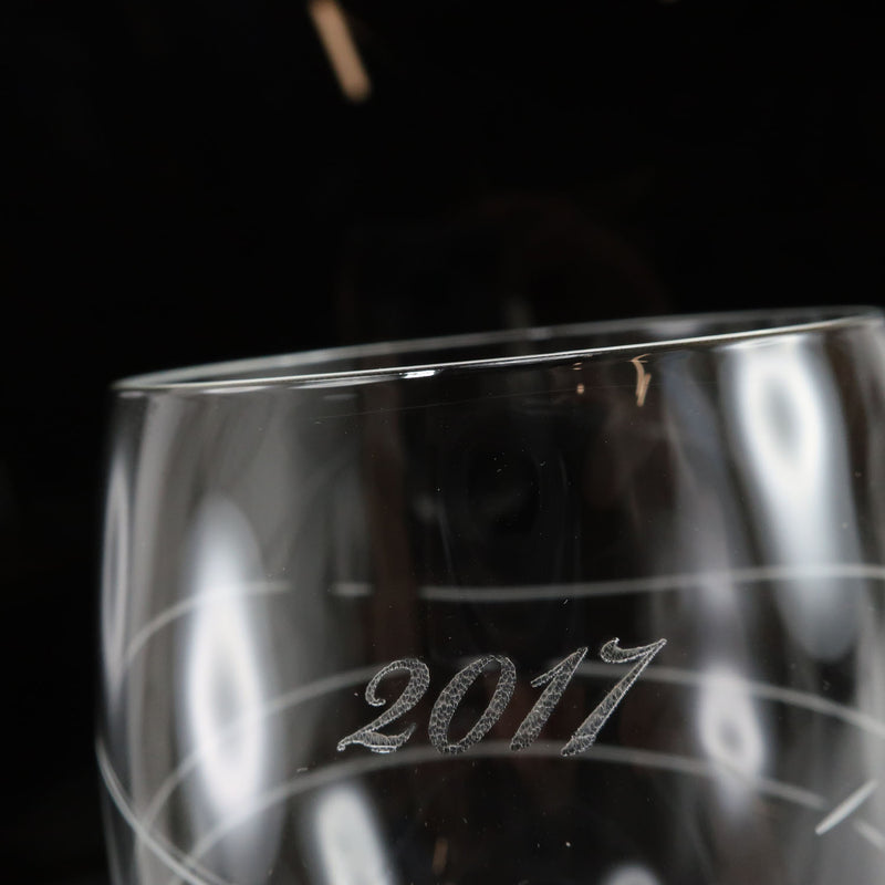 【TIFFANY&Co.】ティファニー
 カデンツ ワイングラス×2 2772 3926 グラス
 クリスタル 2017刻印 _ グラス