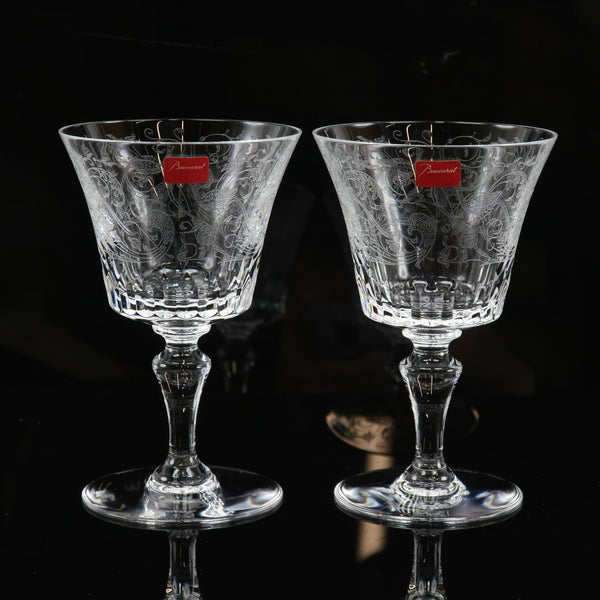 [Baccarat] Baccarat (Parme) Copa de vino x 2 Crita de vajilla_ rango de vajilla S