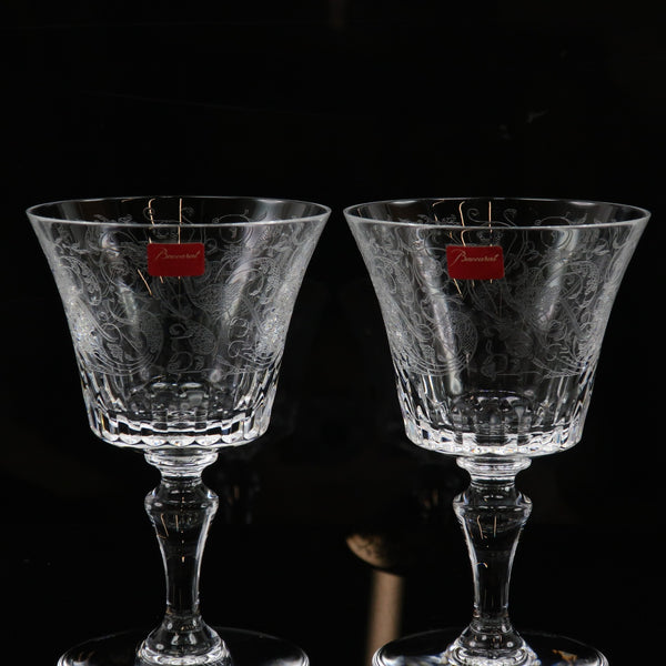 [Baccarat] Baccarat (Parme) Copa de vino x 2 Crita de vajilla_ rango de vajilla S