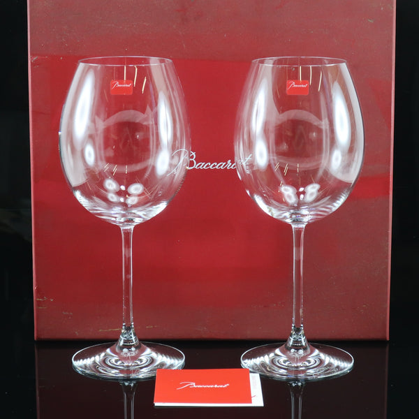 【Baccarat】バカラ
 オノロジー ボルドー(OENOLOGIE RED BORDEAUX) ワイングラス×2 H25cm 食器
 クリスタル _ 食器
Sランク