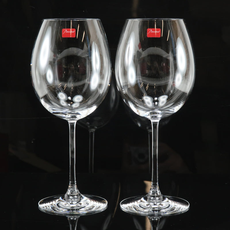 【Baccarat】バカラ
 オノロジー ボルドー(OENOLOGIE RED BORDEAUX) ワイングラス×2 H25cm 食器
 クリスタル _ 食器
Sランク