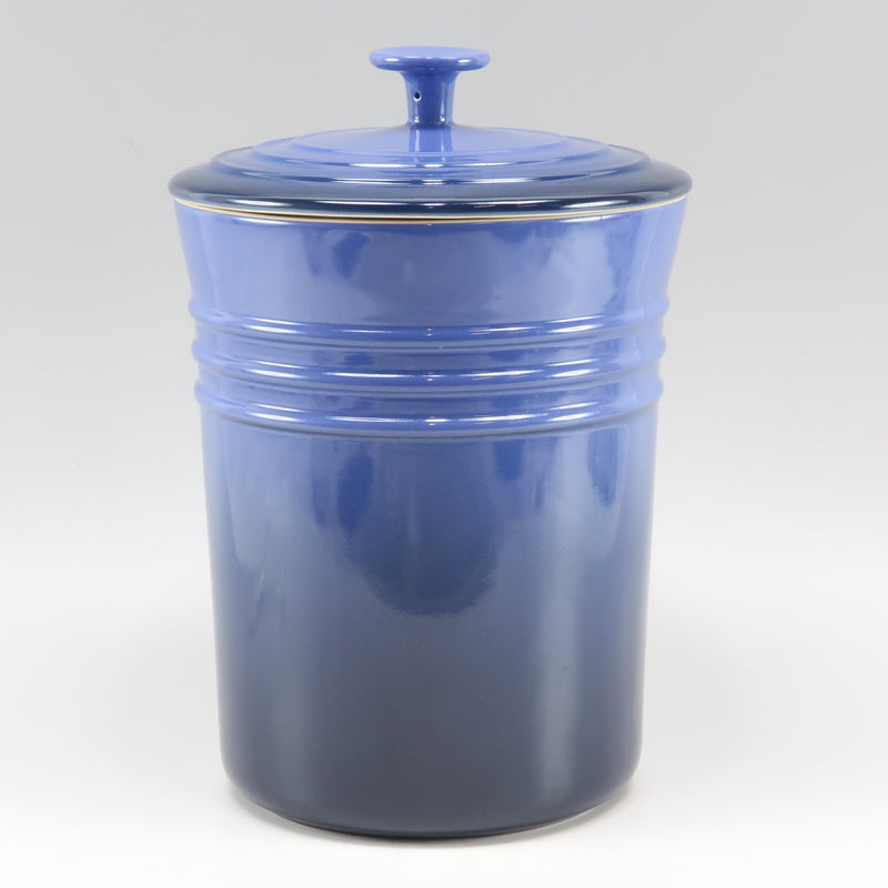 [LE CREUSET] Le Creuset Canister 17.8cm x H26.5cm Pottery Blue_ Tableware S Rank