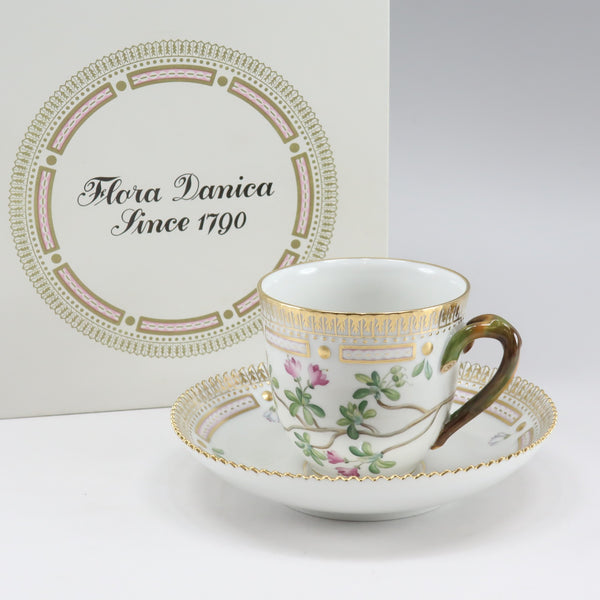 [Royal Copenhagen] Royal Copenhagen Flora Danica Cup & Saucer 식탁기 Porcelain_ Tableware S Rank