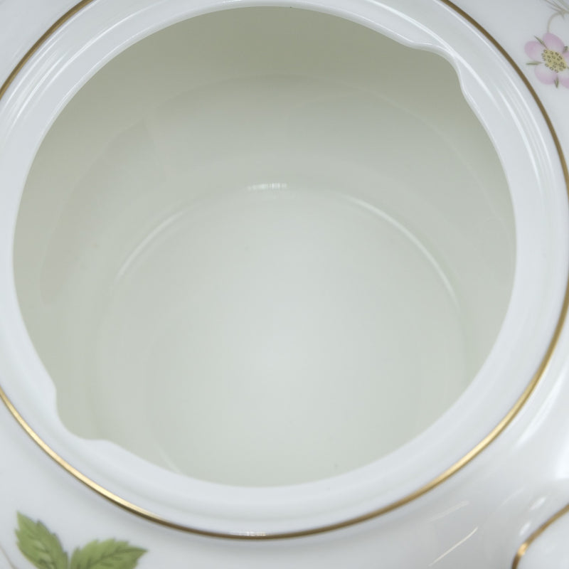 [Wedgwood] Wedgewoodwood Wild Strawberry Tea Pot Tableware Porcelain_ Tableware A-Rank