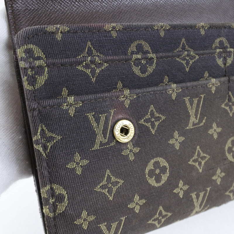 Japan Used Wallet] Louis Vuitton M95234 Long Wallet Monogram Mini Run  Portefeu