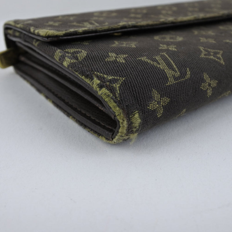 Louis Vuitton] Louis Vuitton Portofoyilla M95234 Long wallet Monogram  Minlan Ebenukhaki TH1016 engraved ladies long wallet B-rank – KYOTO  NISHIKINO