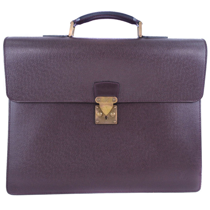 [LOUIS VUITTON] Louis Vuitton Celviet Moscoba M30036 Business Bag Taiga Tea MI1919 Encourted Men's Business Bag