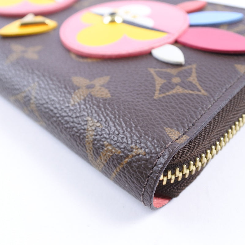 [Louis Vuitton] Louis Vuitton Zippy Wallet Lovely Bird M62414 Long Wallet Monogram CA4196 새겨진 숙녀 Long Wallet A Rank