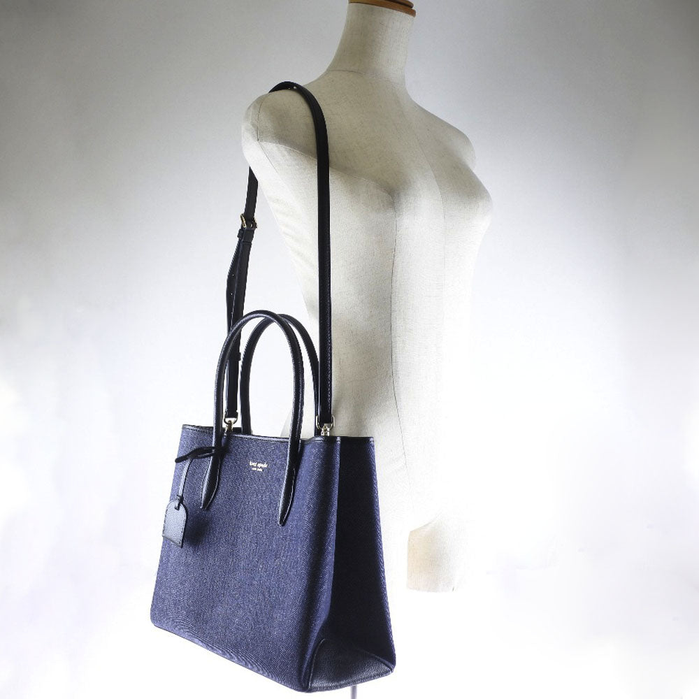 Kate Spade】ケイトスペード 2WAYショルダー デニム×レザー レディース