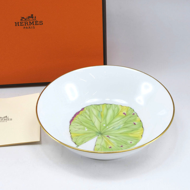 [Hermes] Hermes Nile (Nil) Ensalet Bowl Tableware Porcelana _ Vigera A-Rank