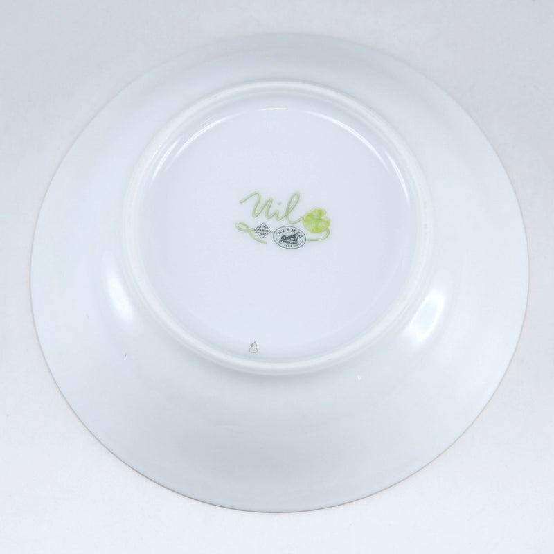 [HERMES] Hermes Nile (NIL) Salad Bowl Tableware Porcelain _ Tableware A-Rank